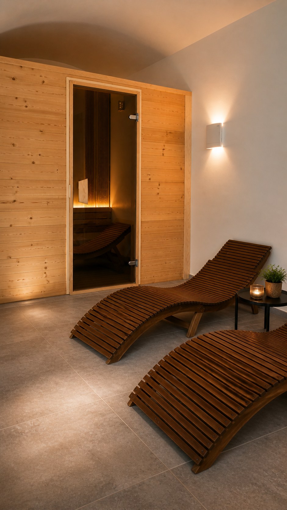 Finská sauna z přírodního dřeva